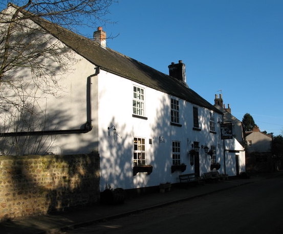 image of half moon pub in Sharow